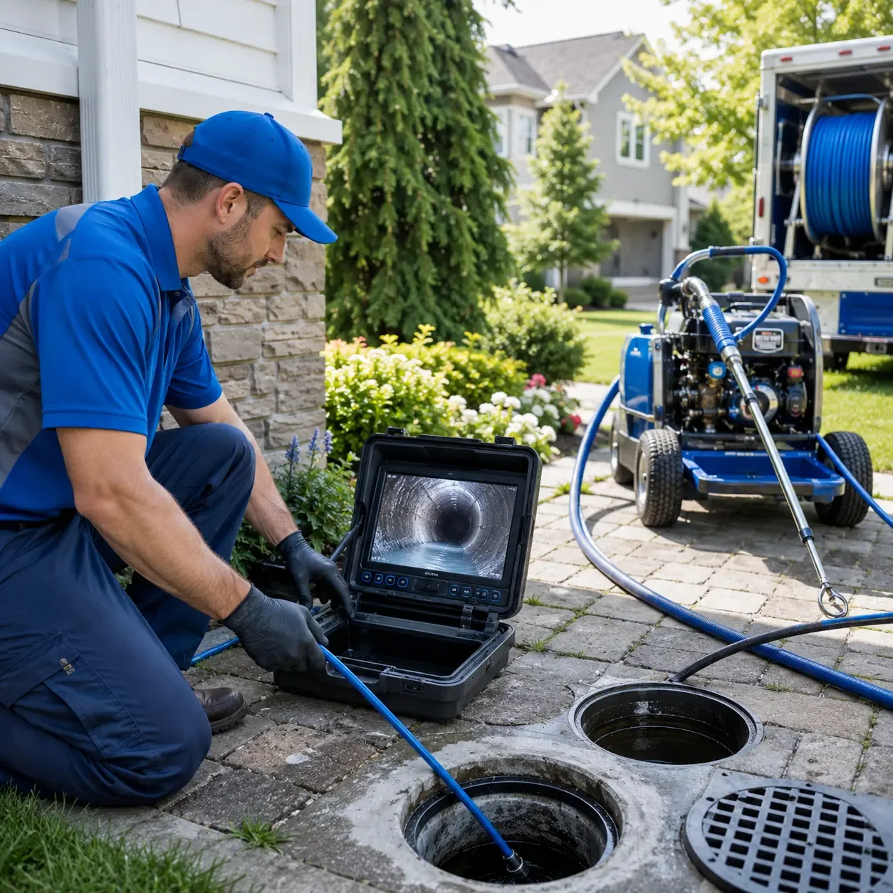 Outdoor drain cleaning professionals serving Burlington, ME